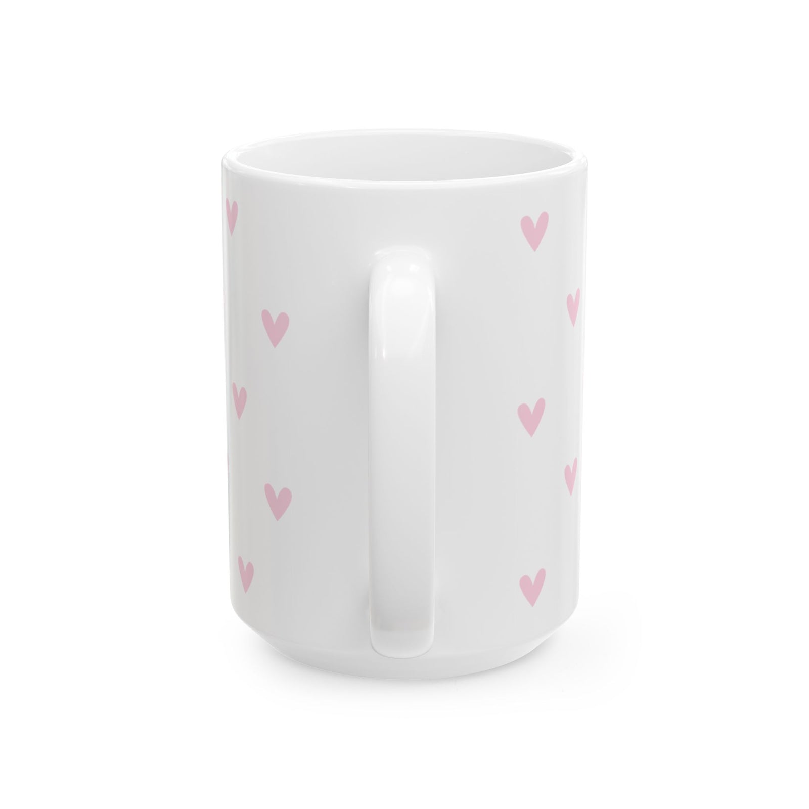 All You Need is Love & Coffee Mug — Pink Heart Coffee Cup (11oz, 15oz) - Sydney So Sweet