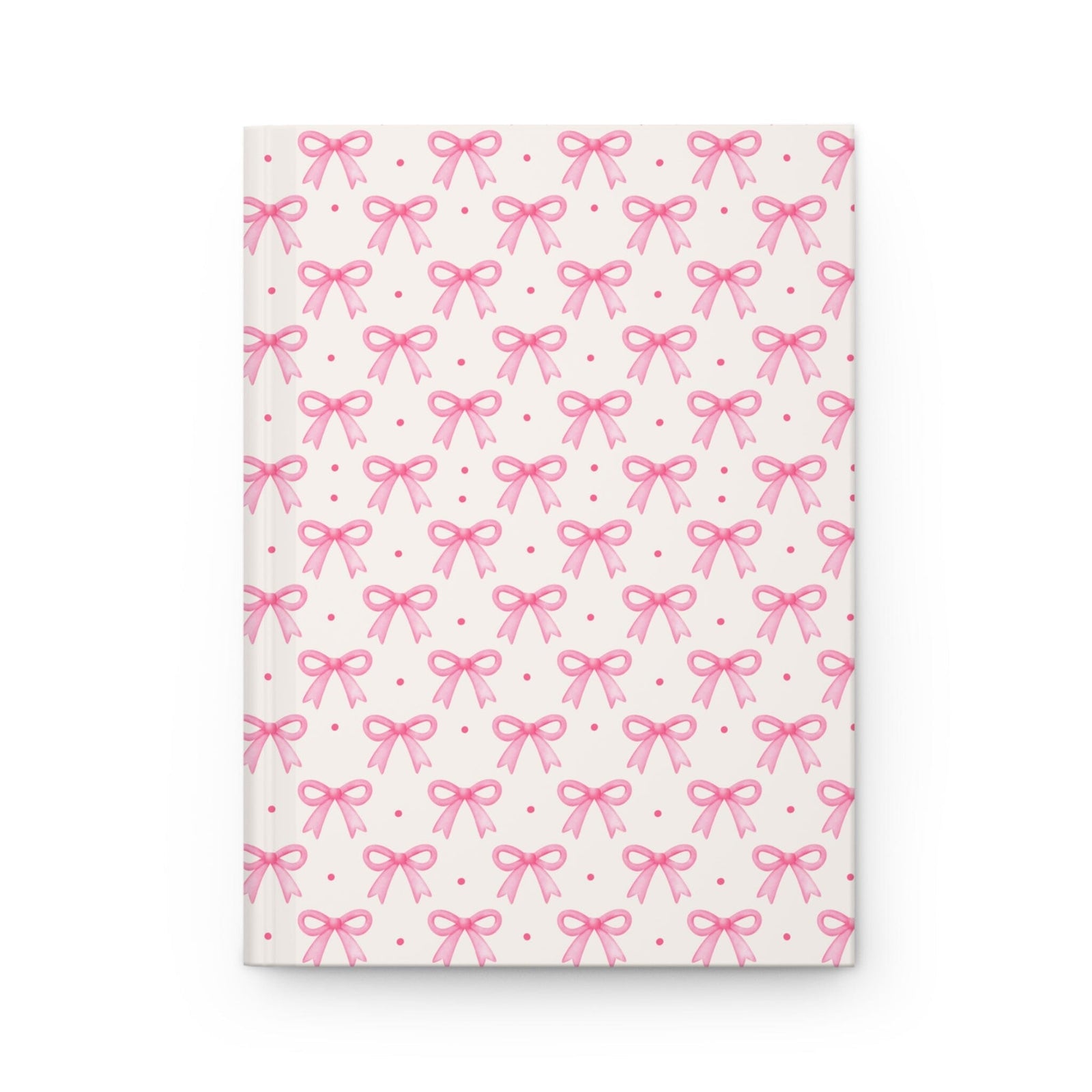 Chic Pink Coquette Bow Hardcover Journal - Perfect for Note-Taking and Journaling - Sydney So Sweet