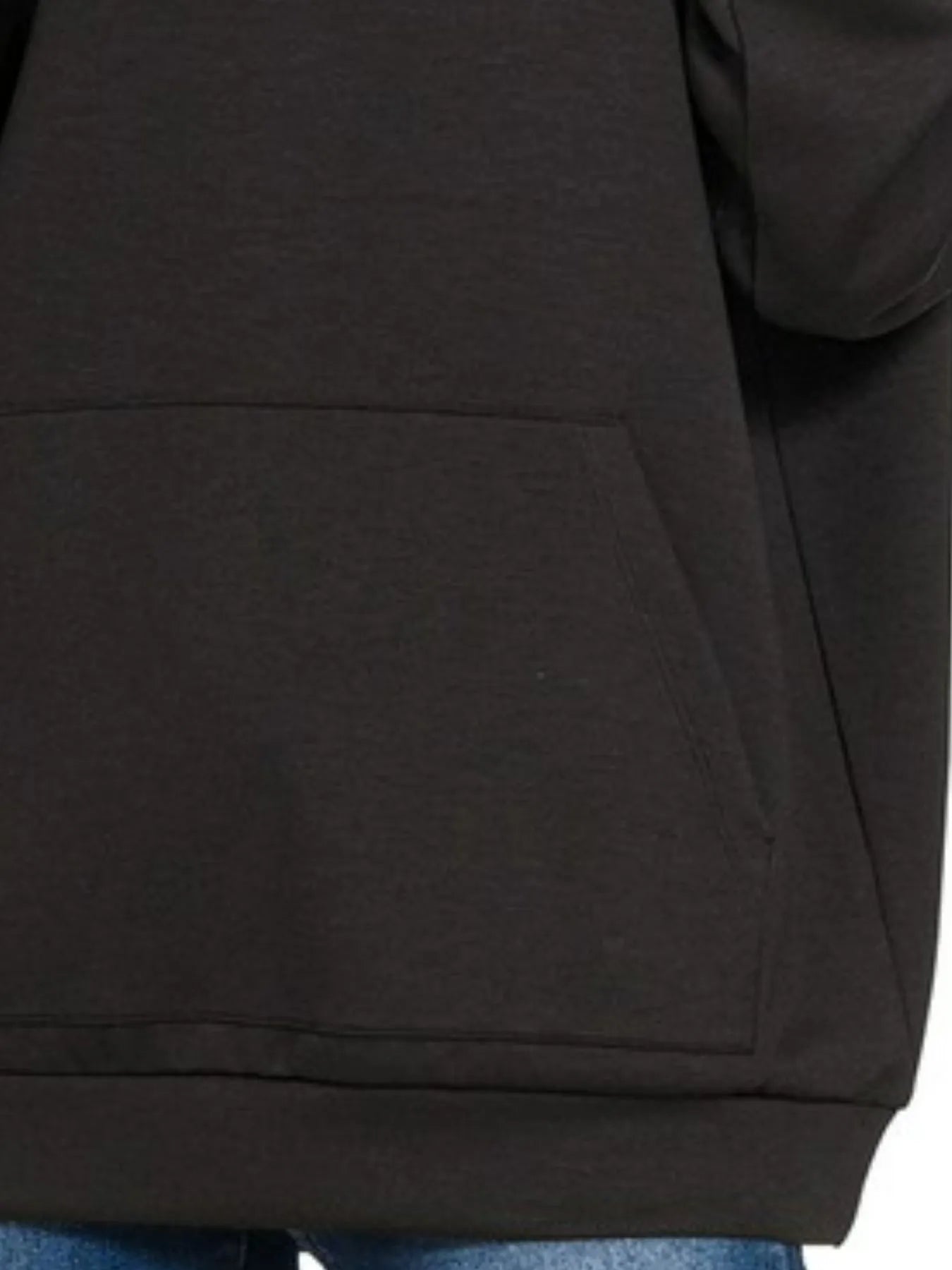 Zenana Oversized Scuba Hoodie with Kangaroo Pocket - Sydney So Sweet