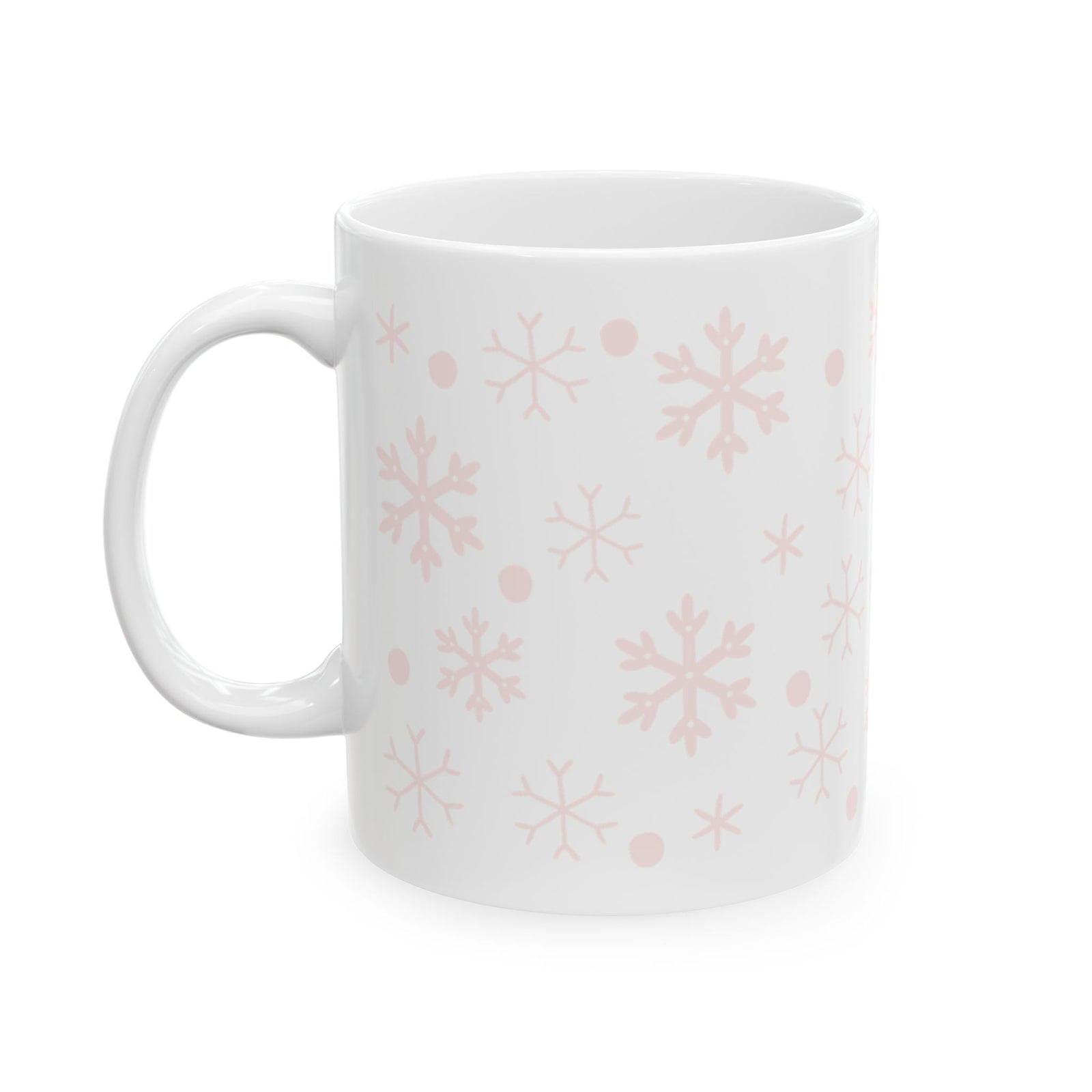 Winter Wonder Snowflakes Ceramic Mug Coffee Cup (11oz & 15oz)