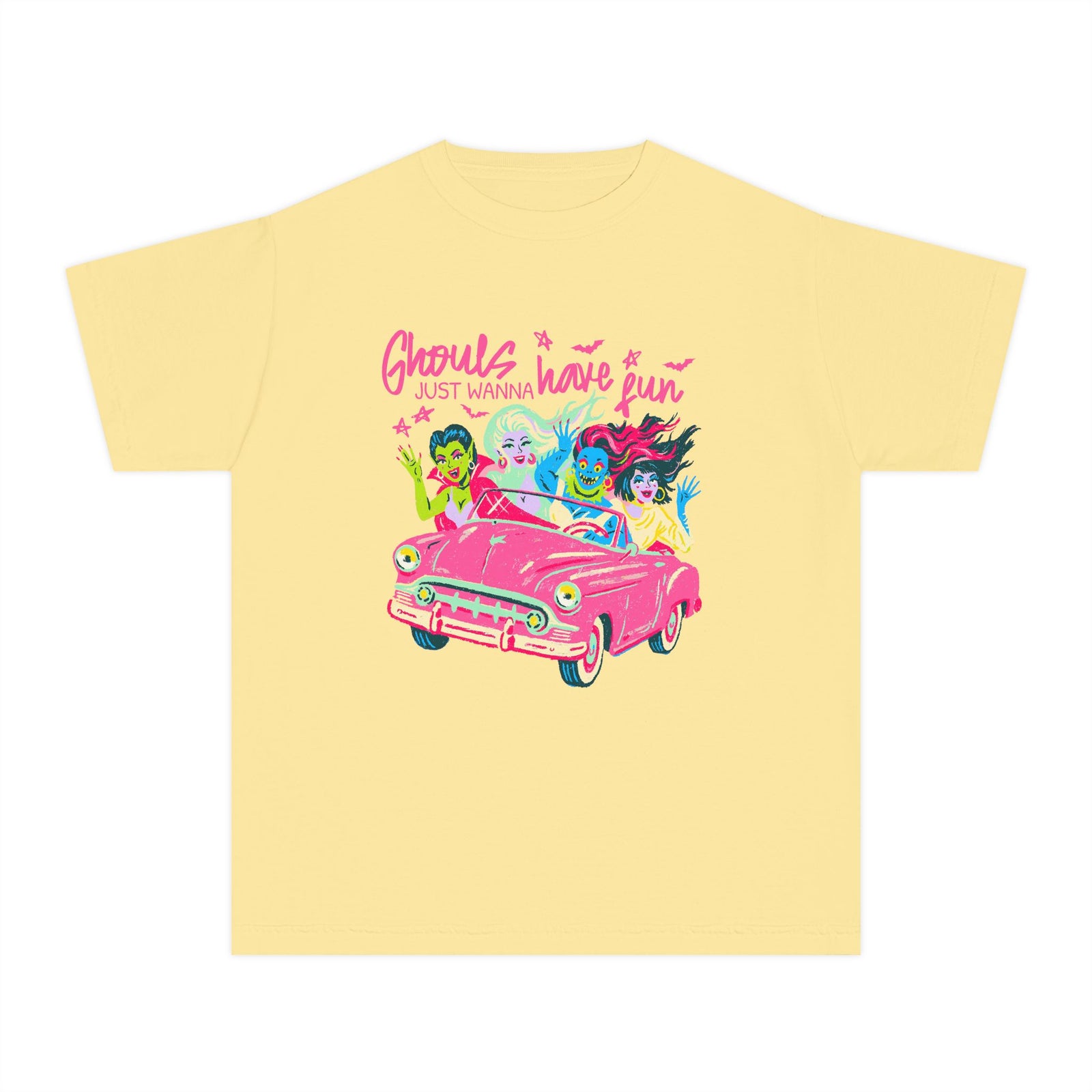 Ghouls Just Wanna Have Fun Halloween Monsters T-Shirt Fun Kids Graphic Tee