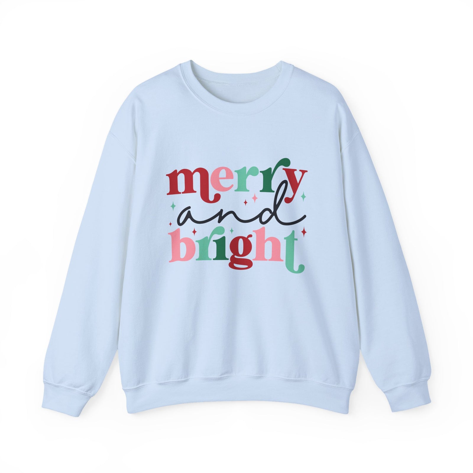 Merry & Bright Christmas Crewneck Women's Sweatshirt