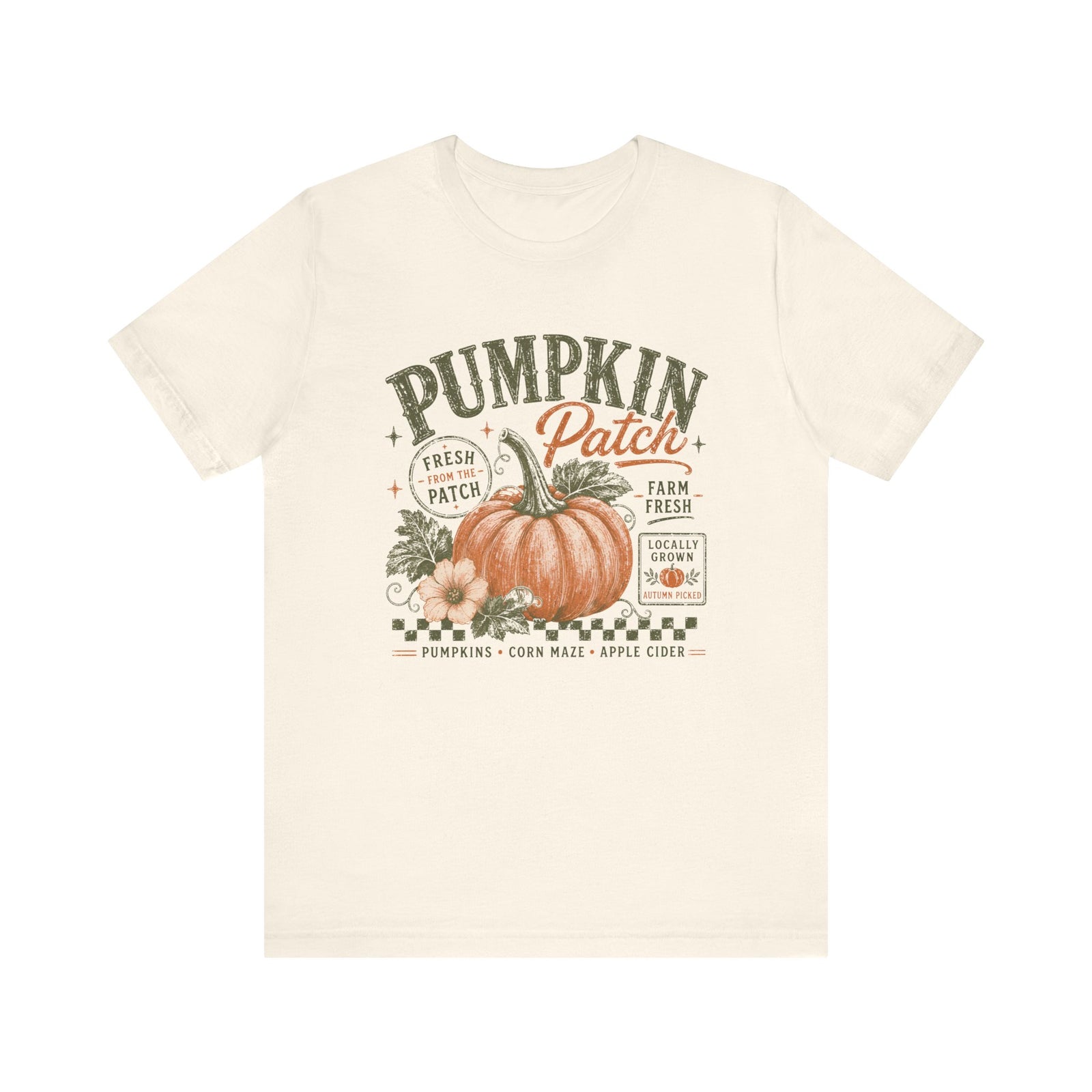 Pumpkin Patch Tee Vintage Fall Harvest Women's Graphic T-Shirt