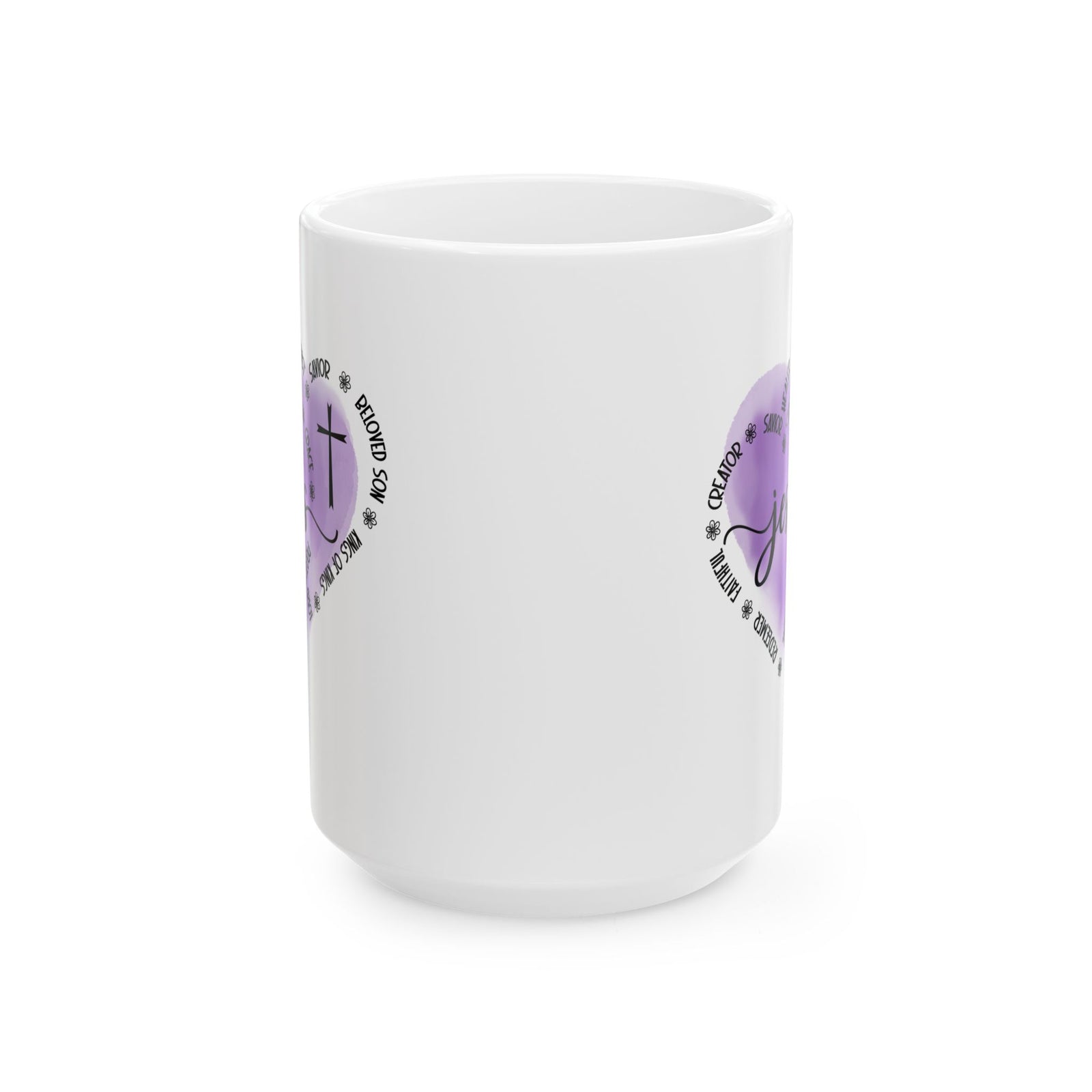 Jesus King of Kings - Christian Cross Coffee Cup (11oz & 15oz) - Sydney So Sweet