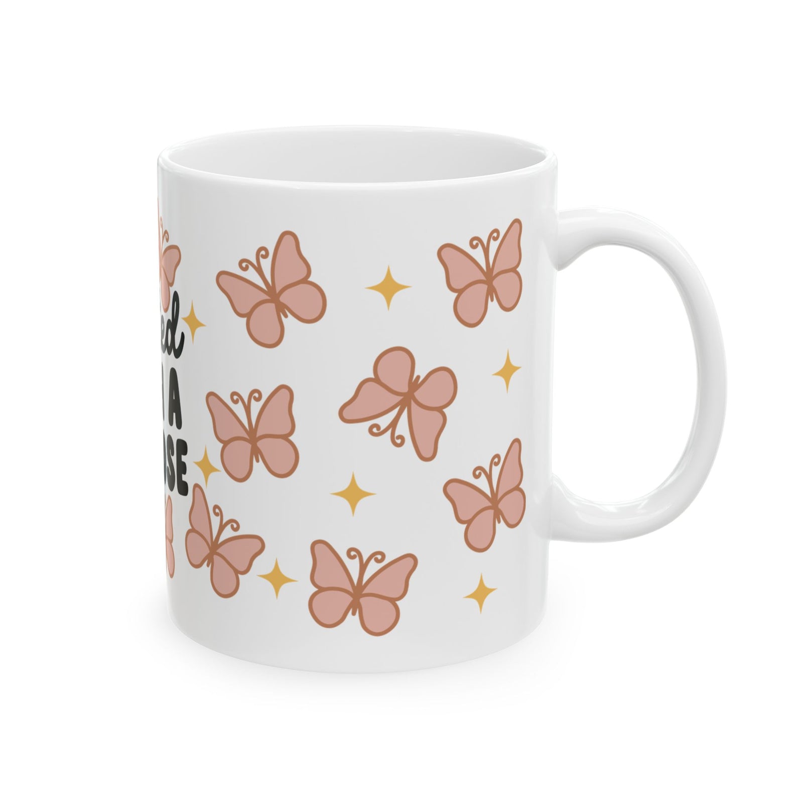 Created With a Purpose Cute Ceramic Mug Coffee Cup (11oz & 15oz)