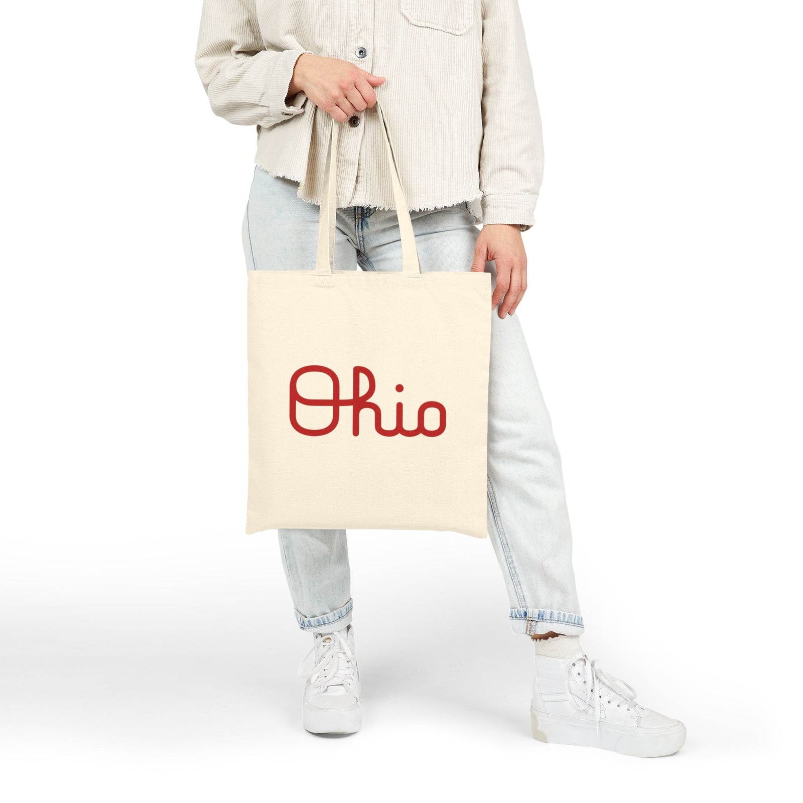 Script Ohio Cotton Canvas Ohio State Tote Bag