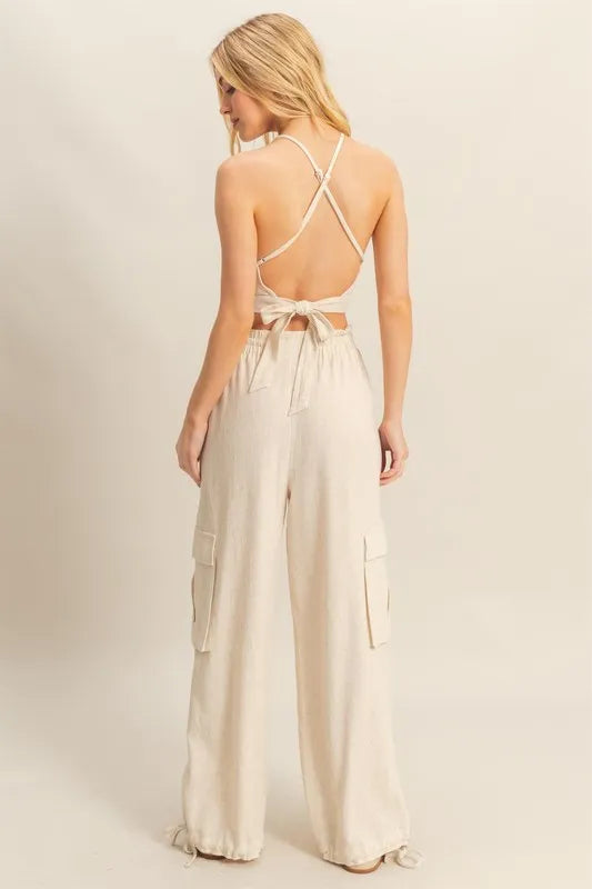 HYFVE Crop Top and Cargo Pants Set - Sydney So Sweet