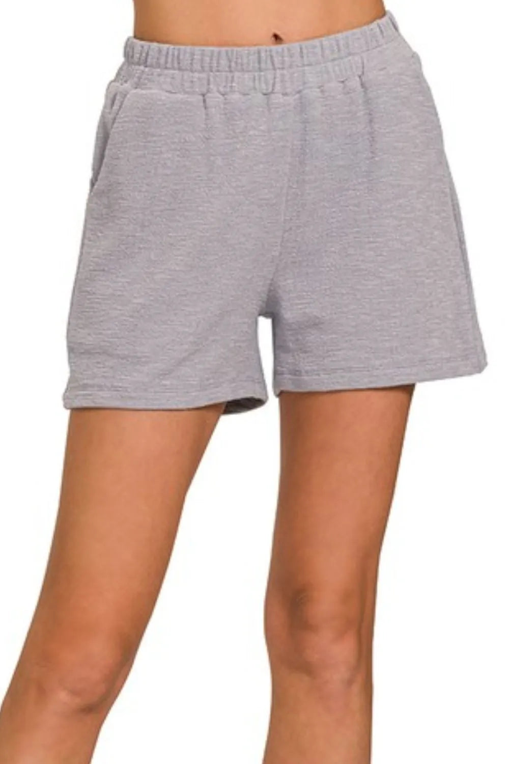 Zenana Cotton Slub Shorts - Sydney So Sweet