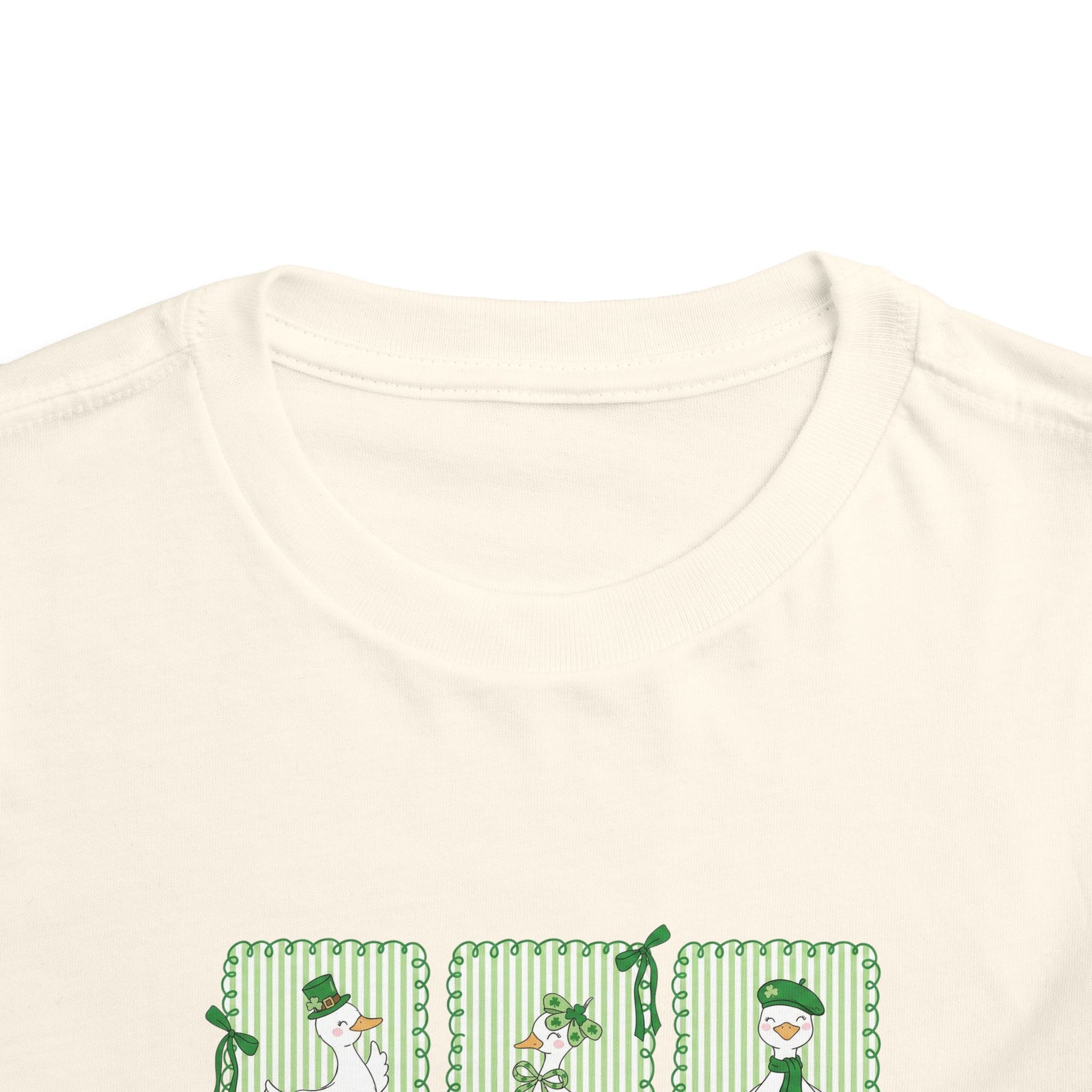 Lucky Little Goose Toddler Tee St. Patrick's Day Graphic T-Shirt