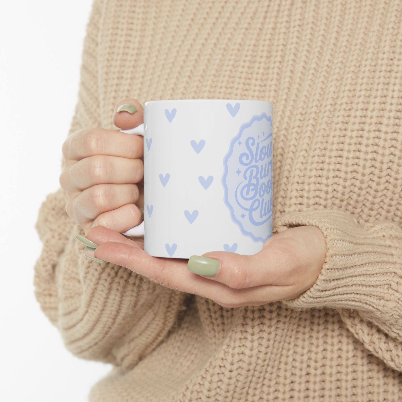 Slow Burn Book Club Cute Ceramic Mug Coffee Cup (11oz & 15oz)