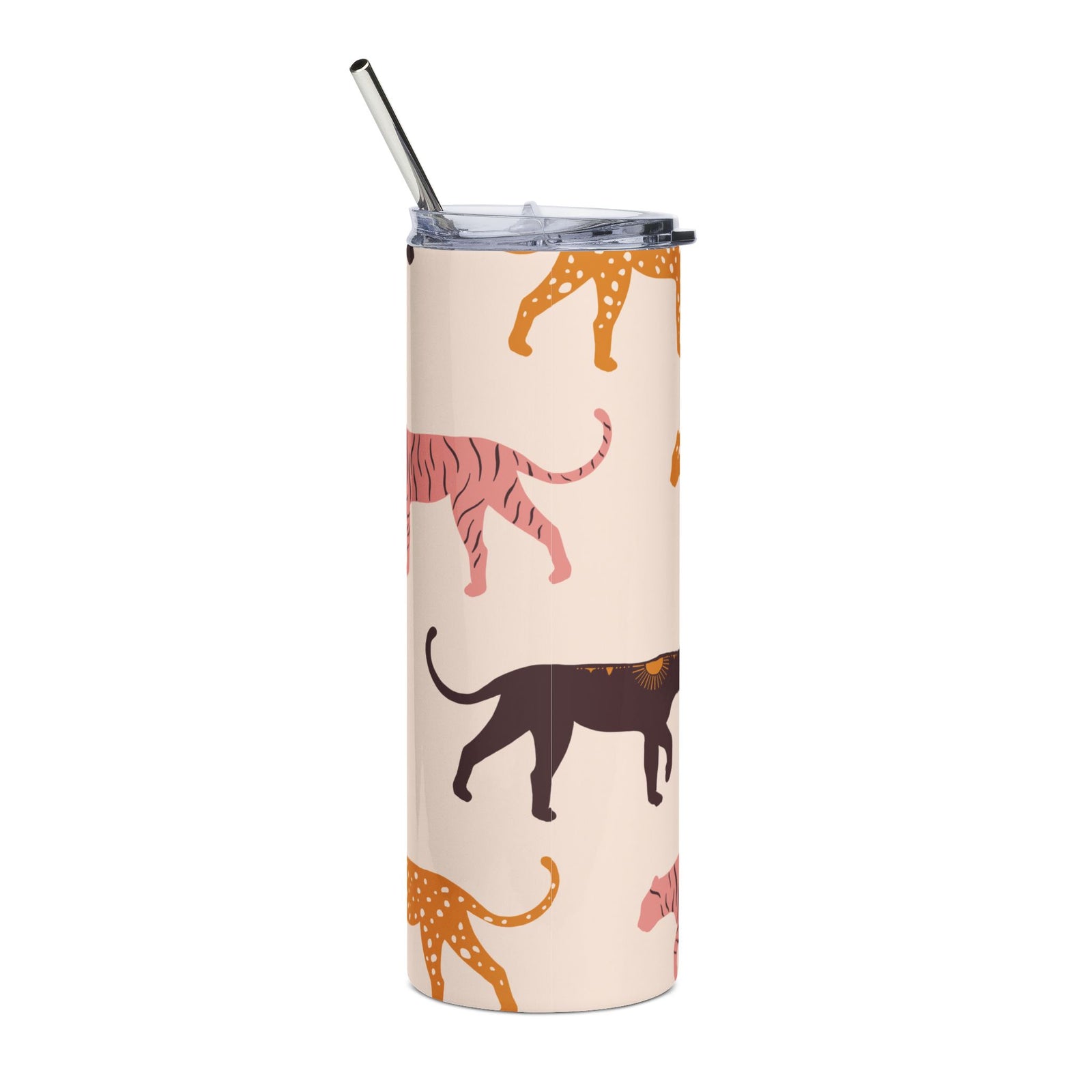 Big Cats 20oz Floral Stainless Tumbler Insulated Travel Cup - Sydney So Sweet