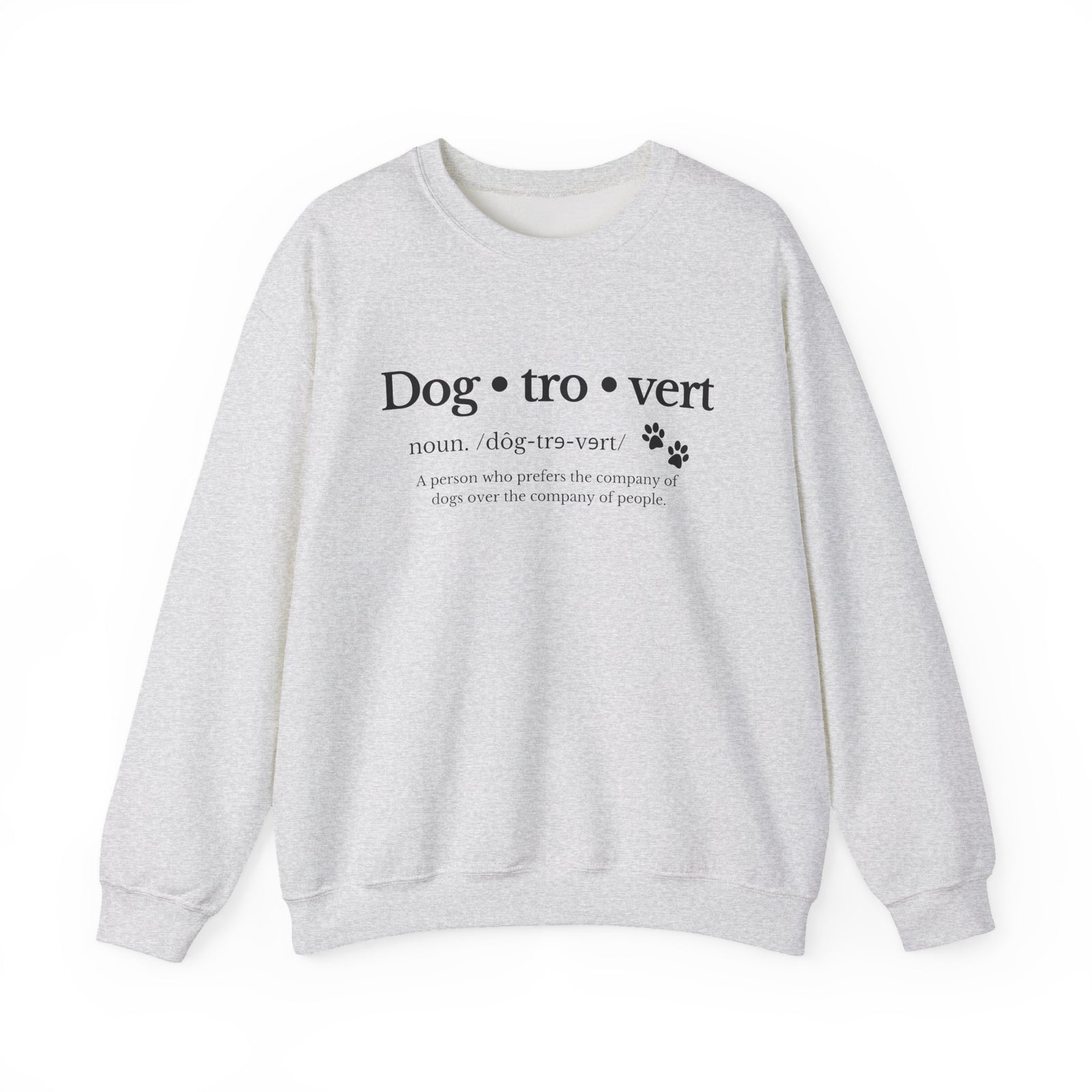 Dog-tro-vert Dog Lover Unisex Heavy Blend Cozy Crewneck Sweatshirt - Sydney So Sweet