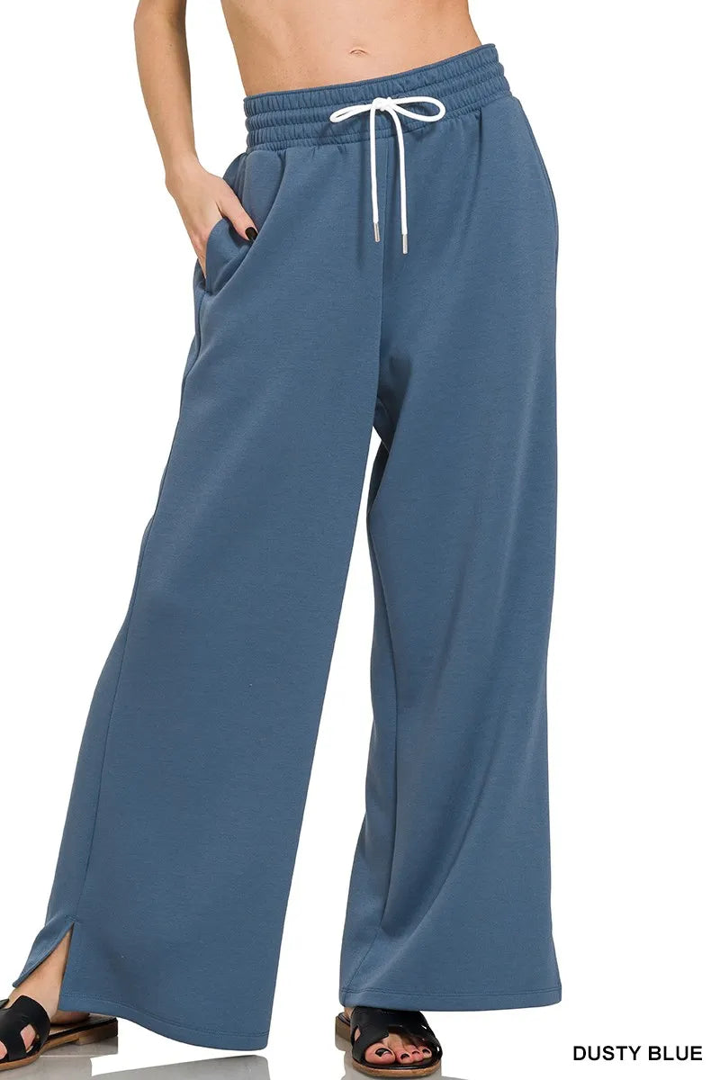 Zenana Scuba Drawstring Pants - Sydney So Sweet