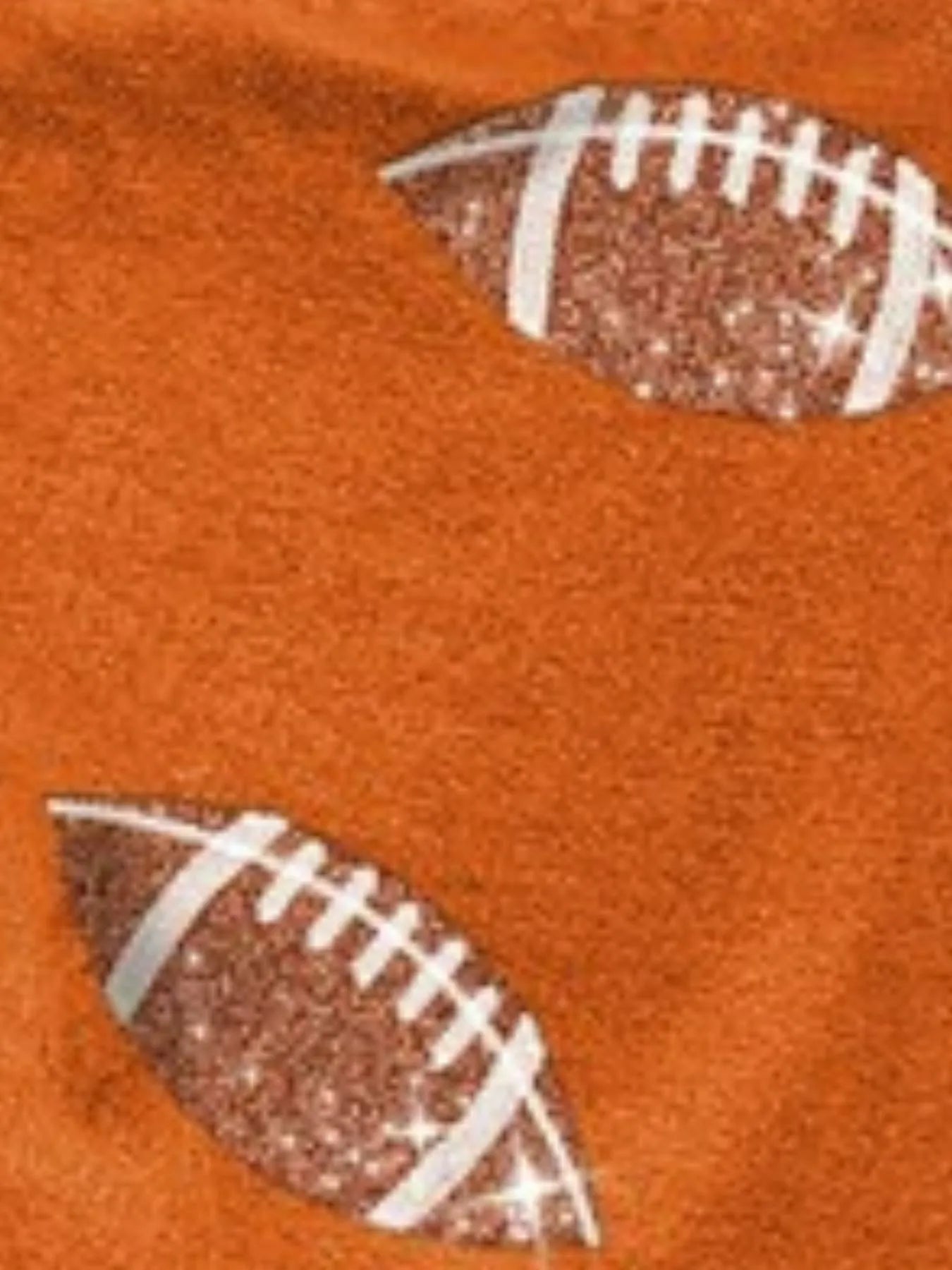 BiBi Football Sequin Embroidery Vintage Washed Top - Sydney So Sweet