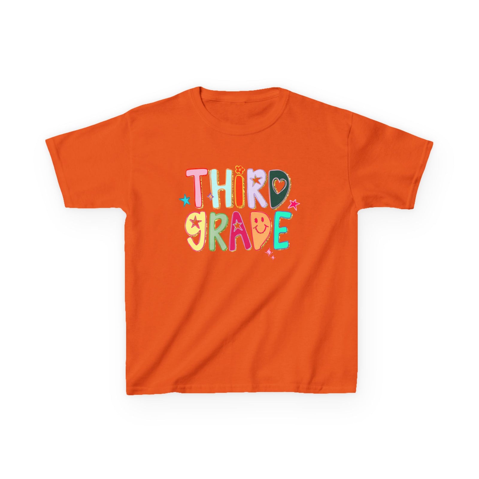 Third Grade Kids T-Shirt Cute & Colorful Back to School 3rd Grade Tee