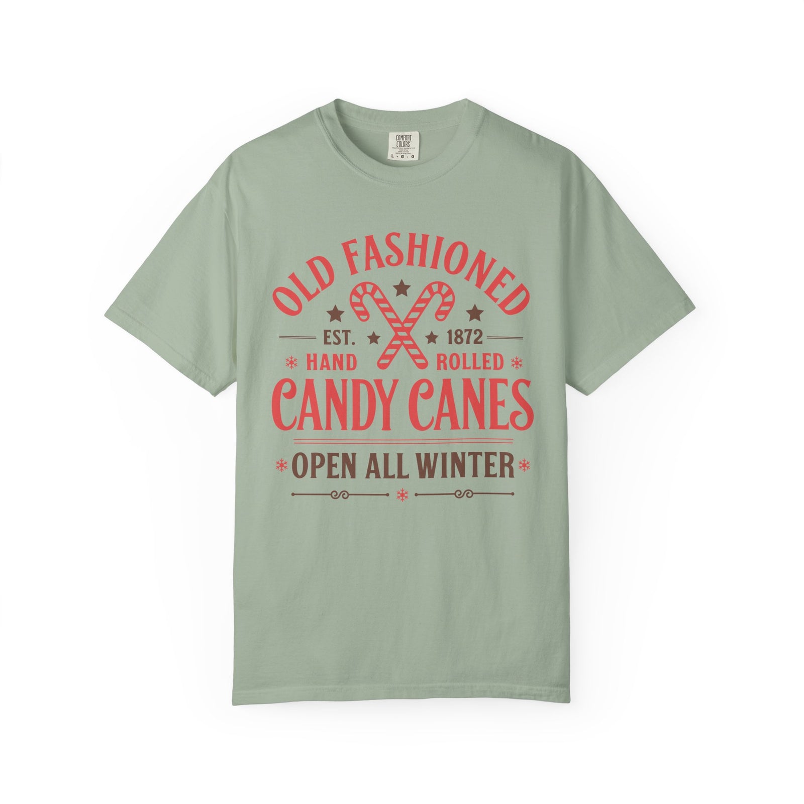 Old Fashioned Candy Canes Holiday Tee Vintage Charm Unisex Christmas T-Shirt - Sydney So Sweet
