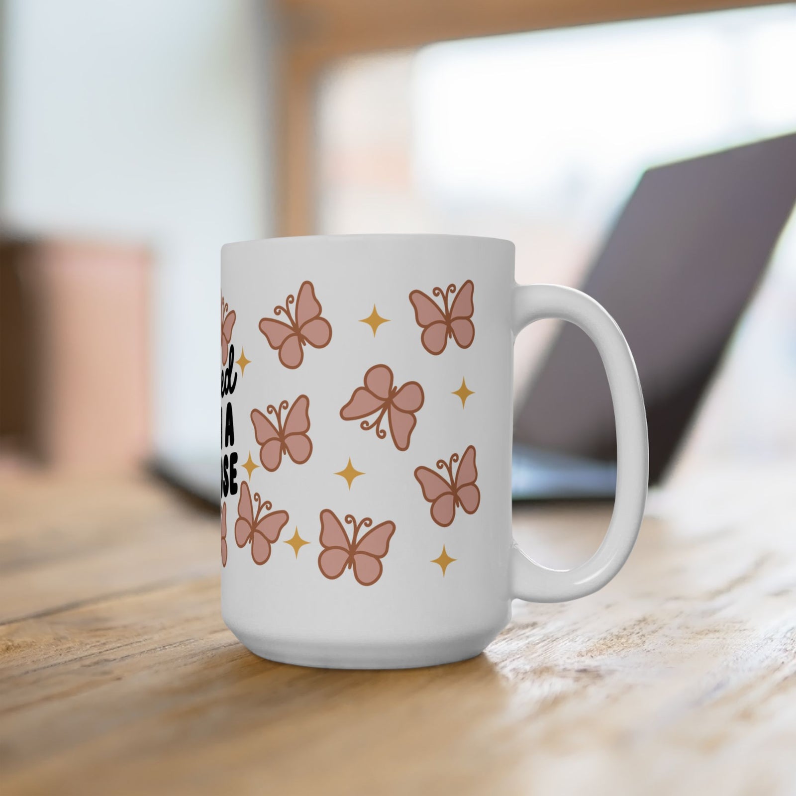 Created With a Purpose Cute Ceramic Mug Coffee Cup (11oz & 15oz)