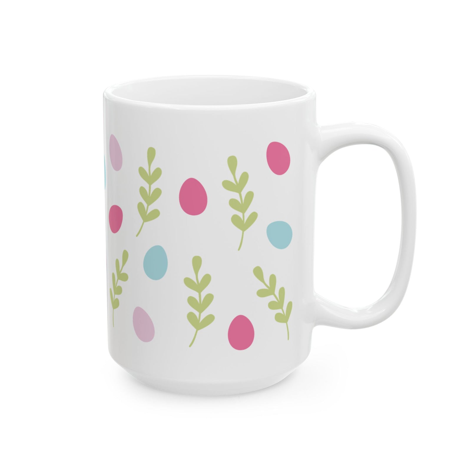 Egg Hunt Cute Ceramic Mug Coffee Cup (11oz & 15oz)