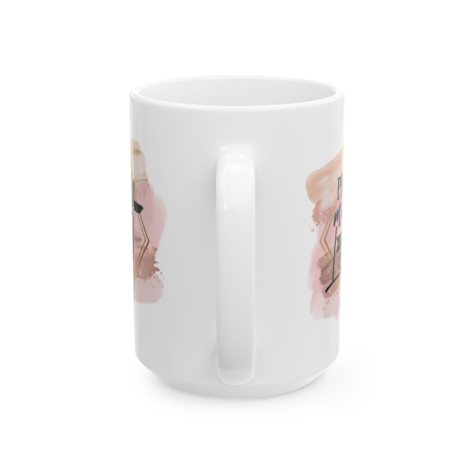 Pray More Worry Less Christian Inspirational Ceramic Mug (11oz, 15oz) - Sydney So Sweet