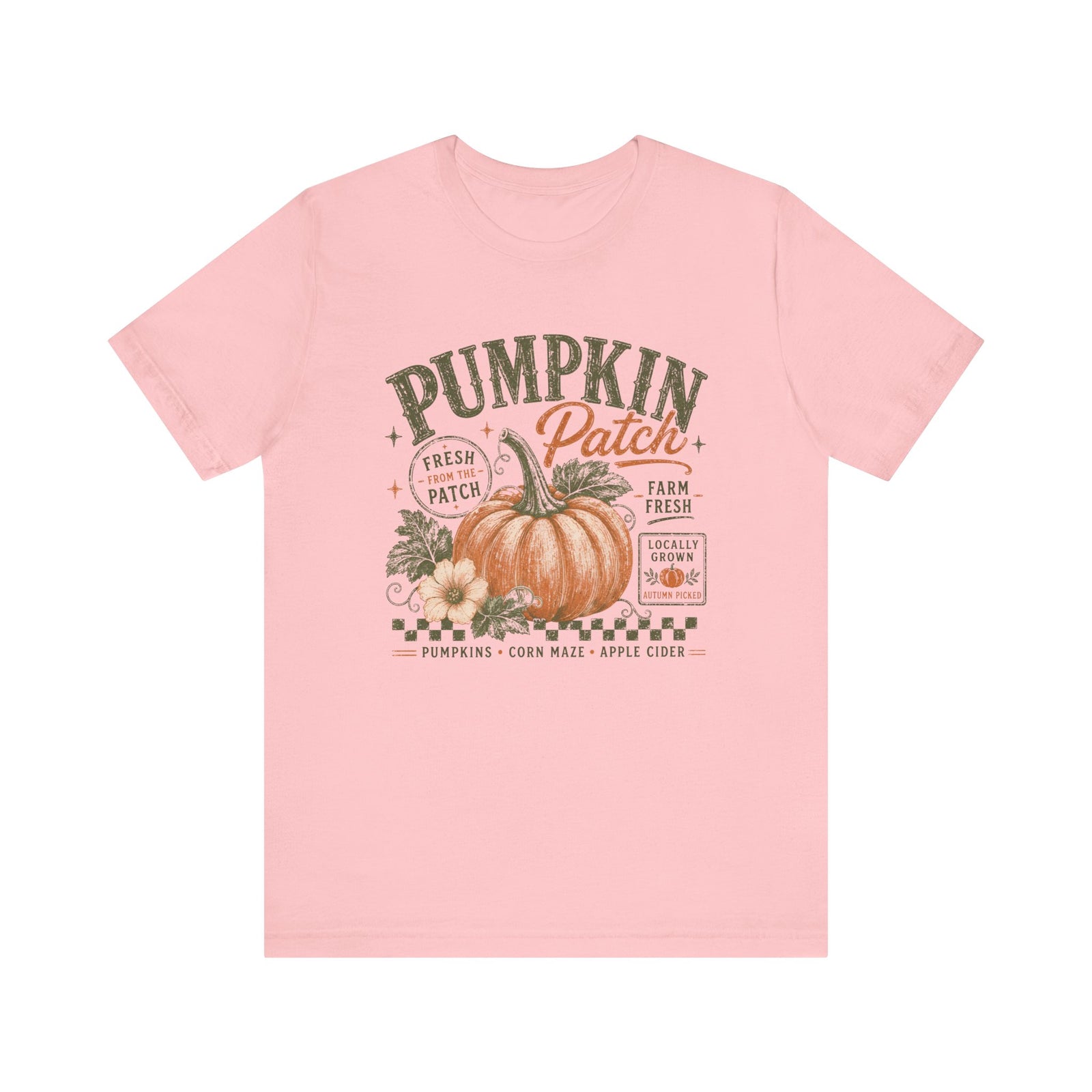 Pumpkin Patch Tee Vintage Fall Harvest Women's Graphic T-Shirt