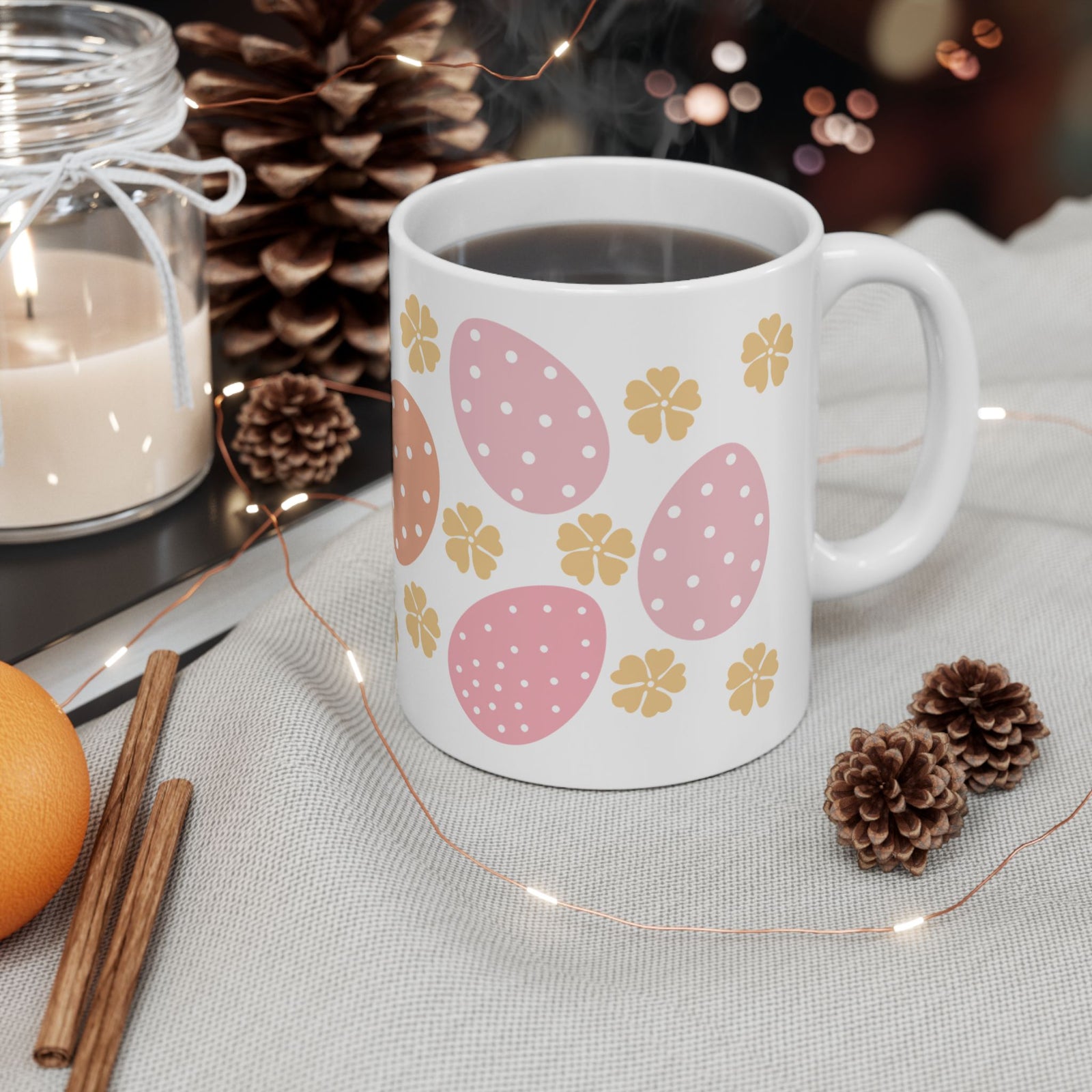 Easter Egg Cute Ceramic Mug Coffee Cup (11oz & 15oz)