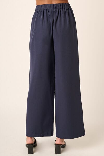 Mittoshop Inverted Pleat Detail Wide Leg Pants - Sydney So Sweet