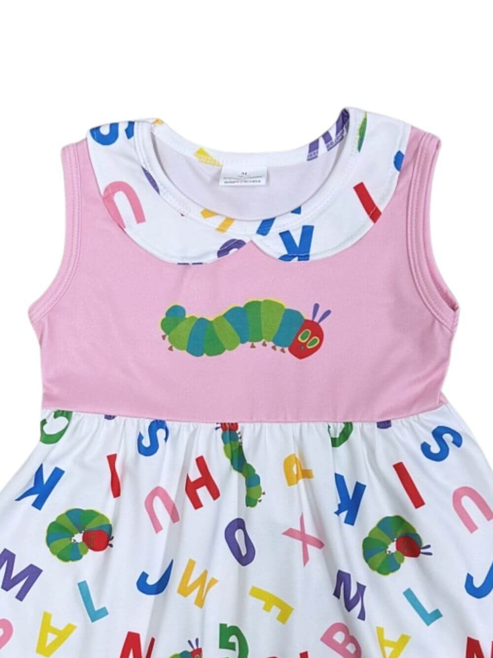 Alphabet & Caterpillars Girls Back to School Dress - Sydney So Sweet