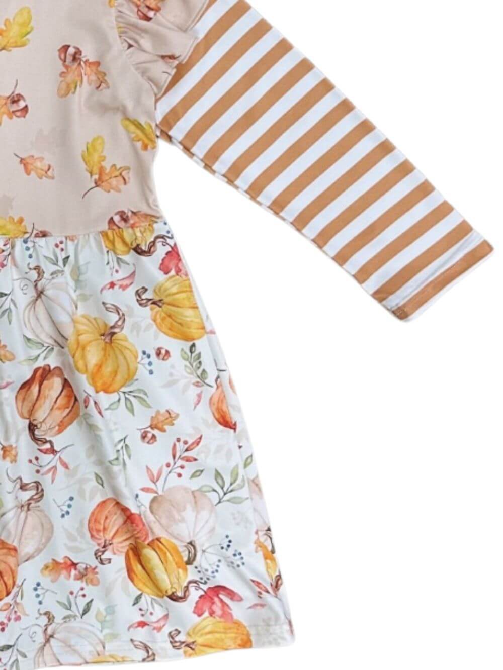 Autumn Cutie Girls Pumpkin Patch Twirl Dress - Sydney So Sweet