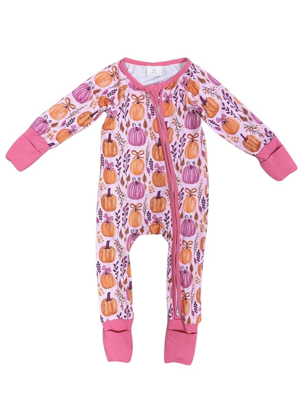 Autumn Glow Girls Zip up Baby Convertible Romper - Sydney So Sweet