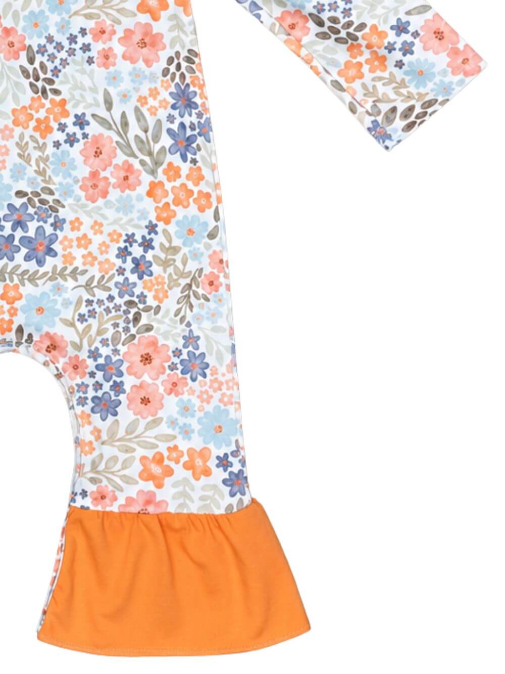 Autumn Meadow Floral Baby Romper