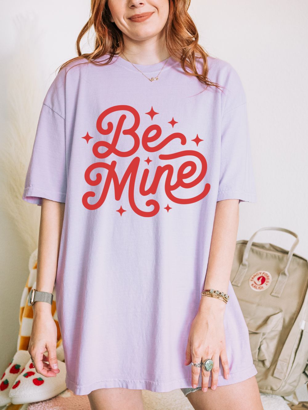 Be Mine Romantic Valentine's Day Graphic T-Shirt Unisex Short Sleeve Tee - Sydney So Sweet