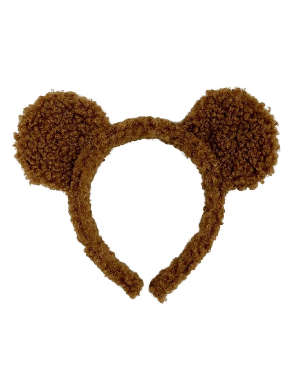 Brown Bear Girls Headband Ears, Kid or Adult Size Costume Accessories - Sydney So Sweet