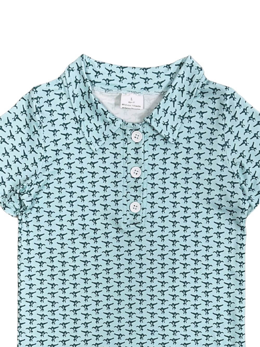 Blue Duck Print Boys Polo Shirt for Back to School & Every Day - Sydney So Sweet