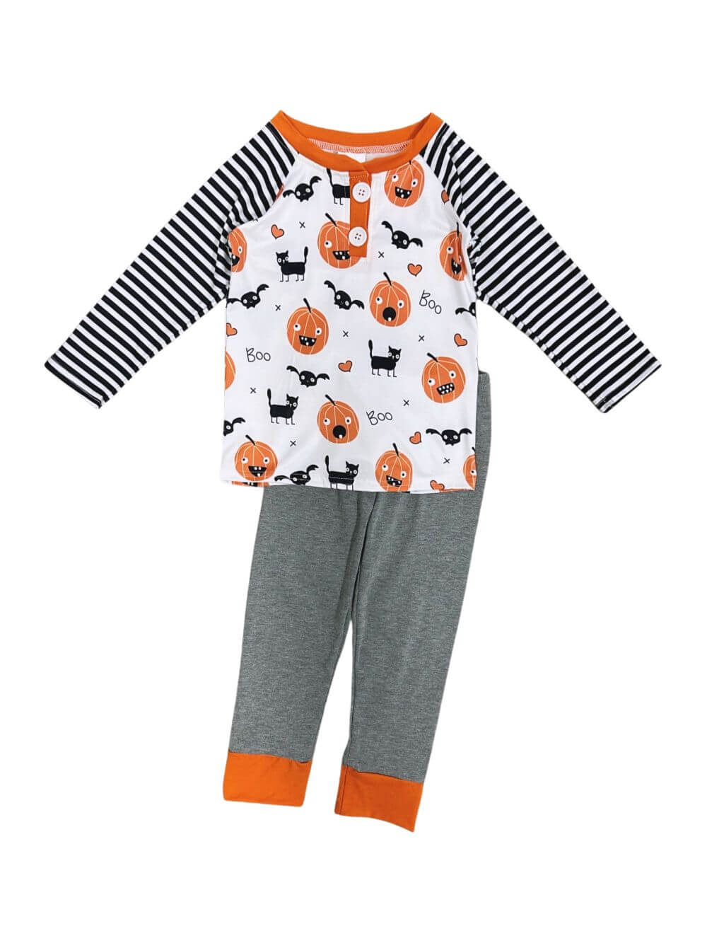 Boo-tastic Night Boys Halloween Outfit or Lounge Set - Sydney So Sweet