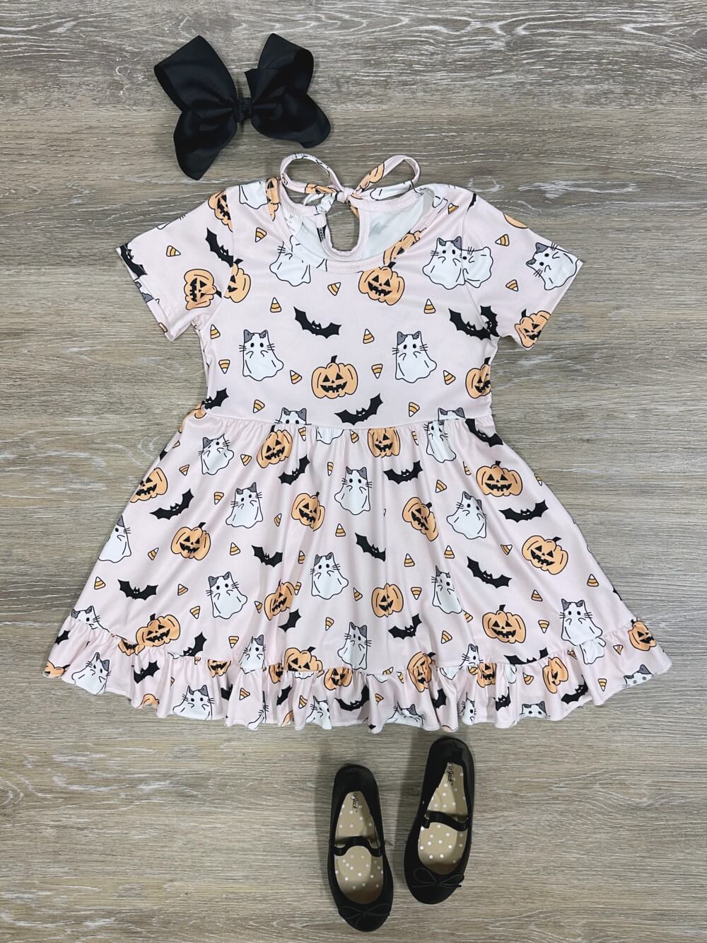 Boo Crew Cutie Girls Halloween Twirl Dress - Sydney So Sweet