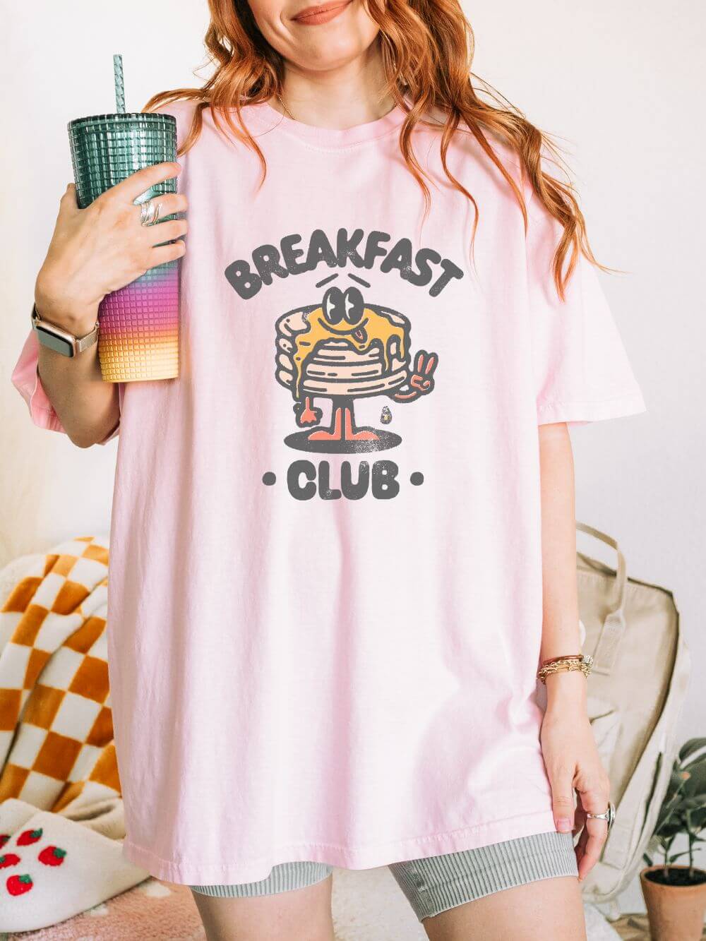 Breakfast Club Unisex Tee Comfort Colors Pancake Lover Short Sleeve Graphic T-Shirt - Sydney So Sweet