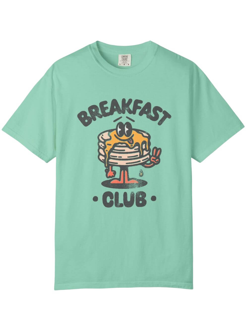 Breakfast Club Unisex Tee Comfort Colors Pancake Lover Short Sleeve Graphic T-Shirt - Sydney So Sweet