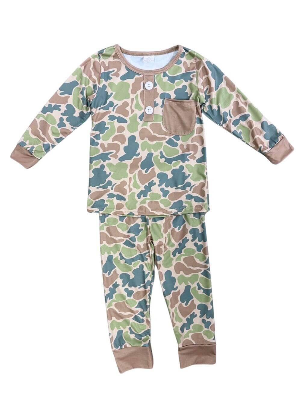 Camo Camo Boys or Girls 2 Piece Lounge Set - Sydney So Sweet
