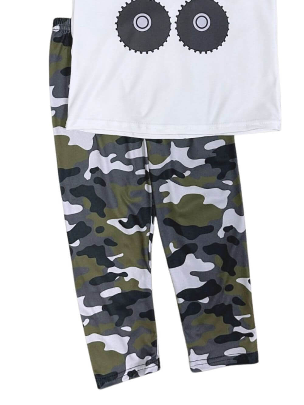 Camo Christmas Monster Truck Boys Outfit - Sydney So Sweet