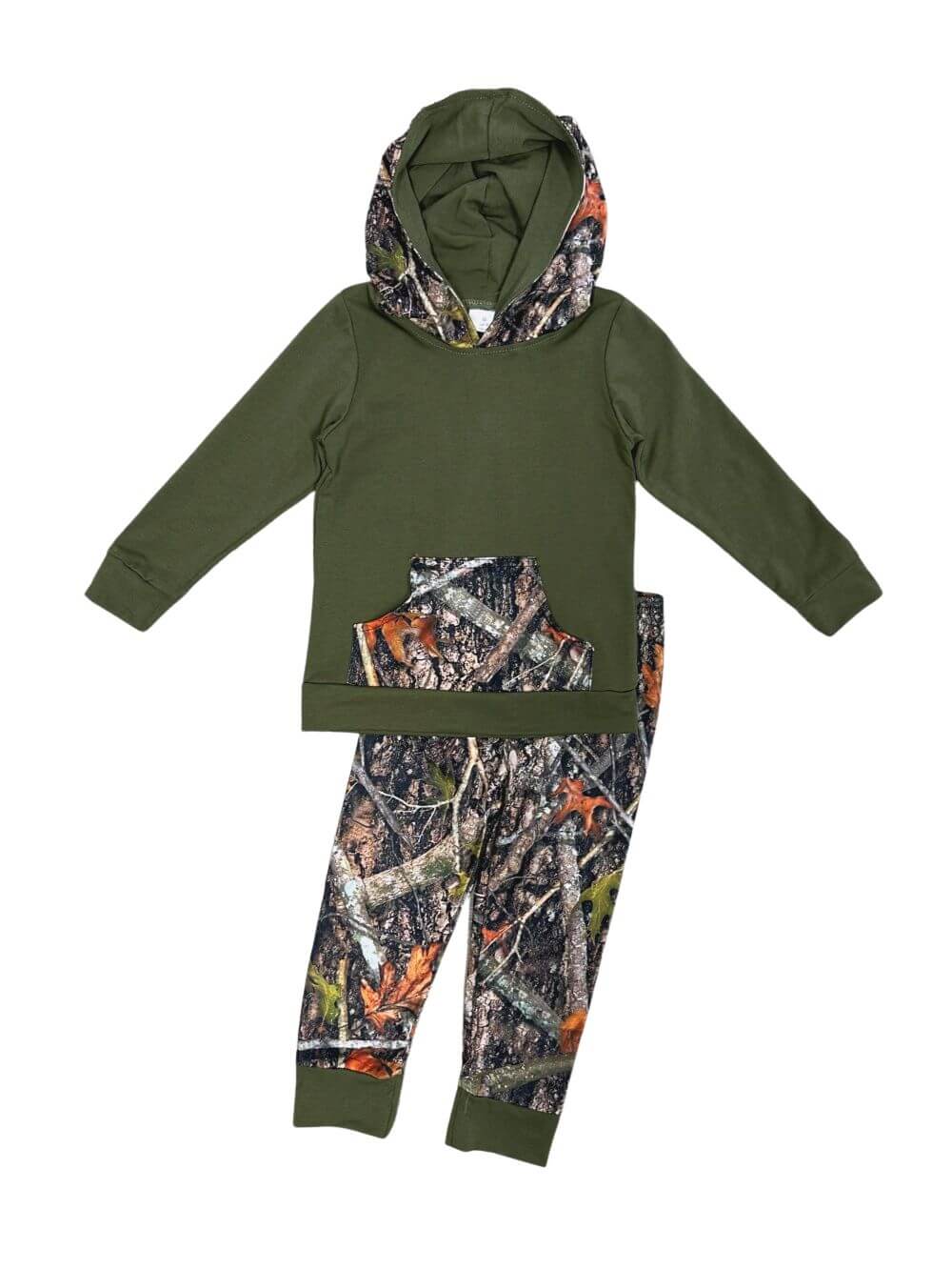 Campfire Camo Boys Fall Hoodie Lounge Outfit - Sydney So Sweet