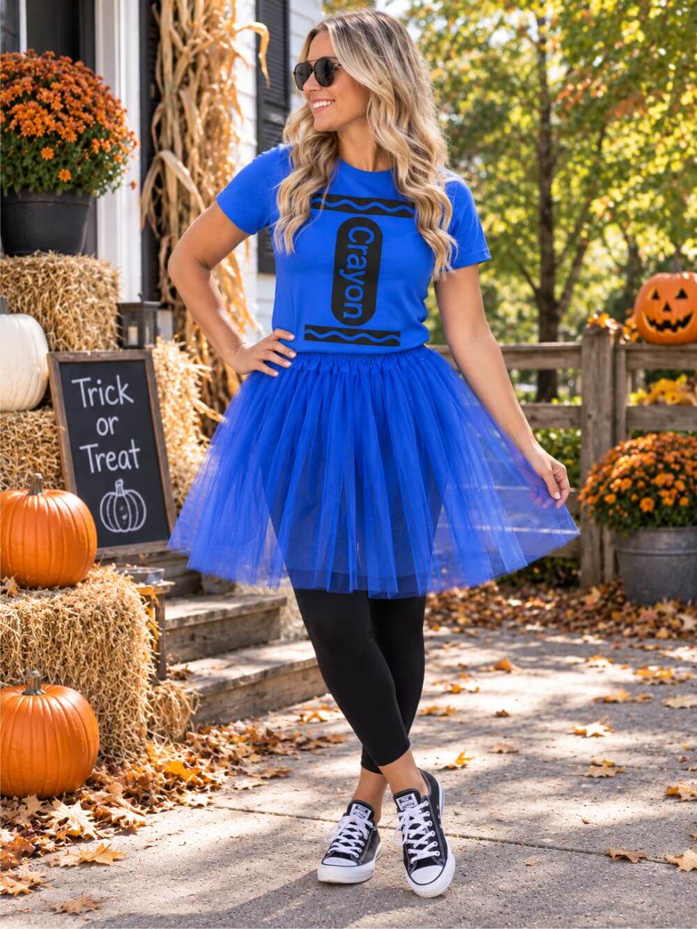 Crayon Costume Tee Retro Crayon Graphic T-Shirt