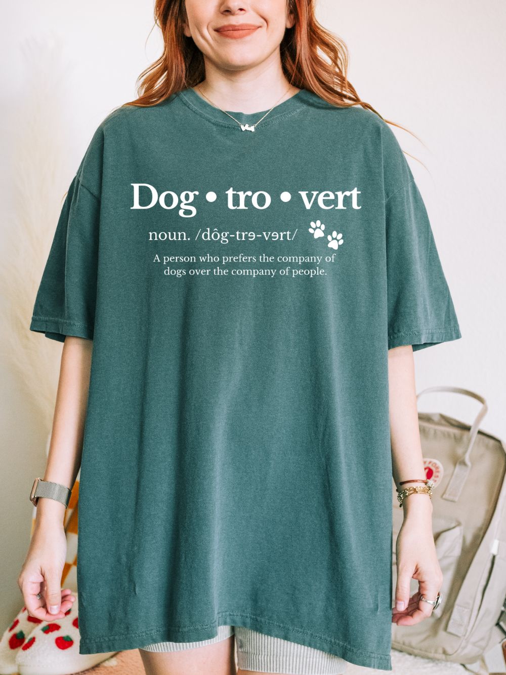 Dogtrovert Dog Lovers Funny Graphic T-Shirt Unisex Short Sleeve Tee - Sydney So Sweet