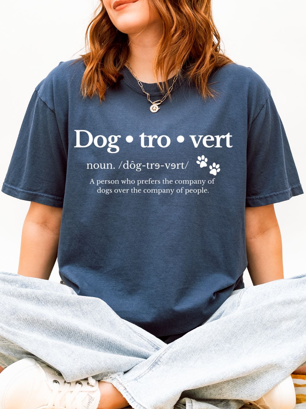 Dogtrovert Dog Lovers Funny Graphic T-Shirt Unisex Short Sleeve Tee - Sydney So Sweet