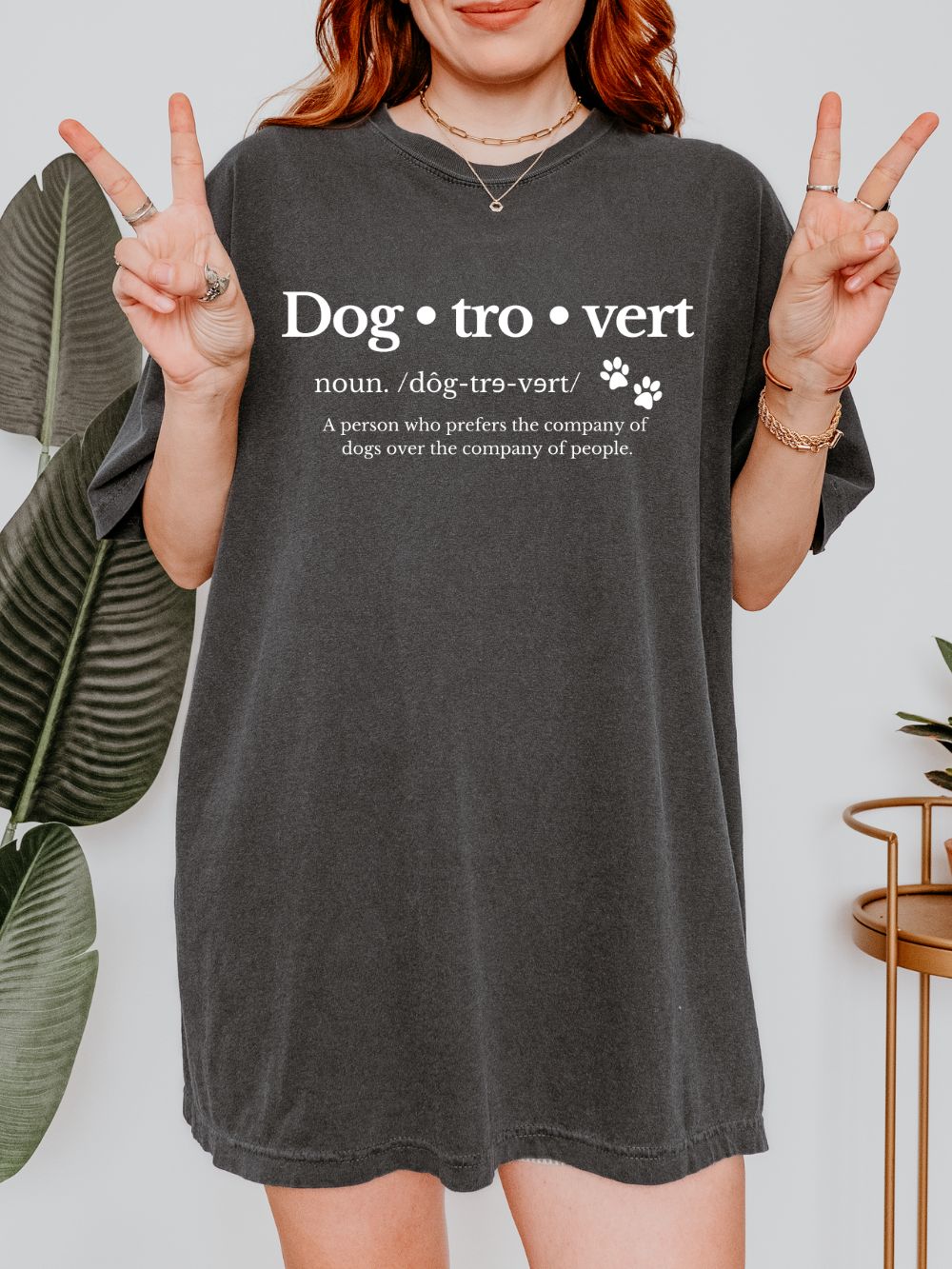Dogtrovert Dog Lovers Funny Graphic T-Shirt Unisex Short Sleeve Tee - Sydney So Sweet