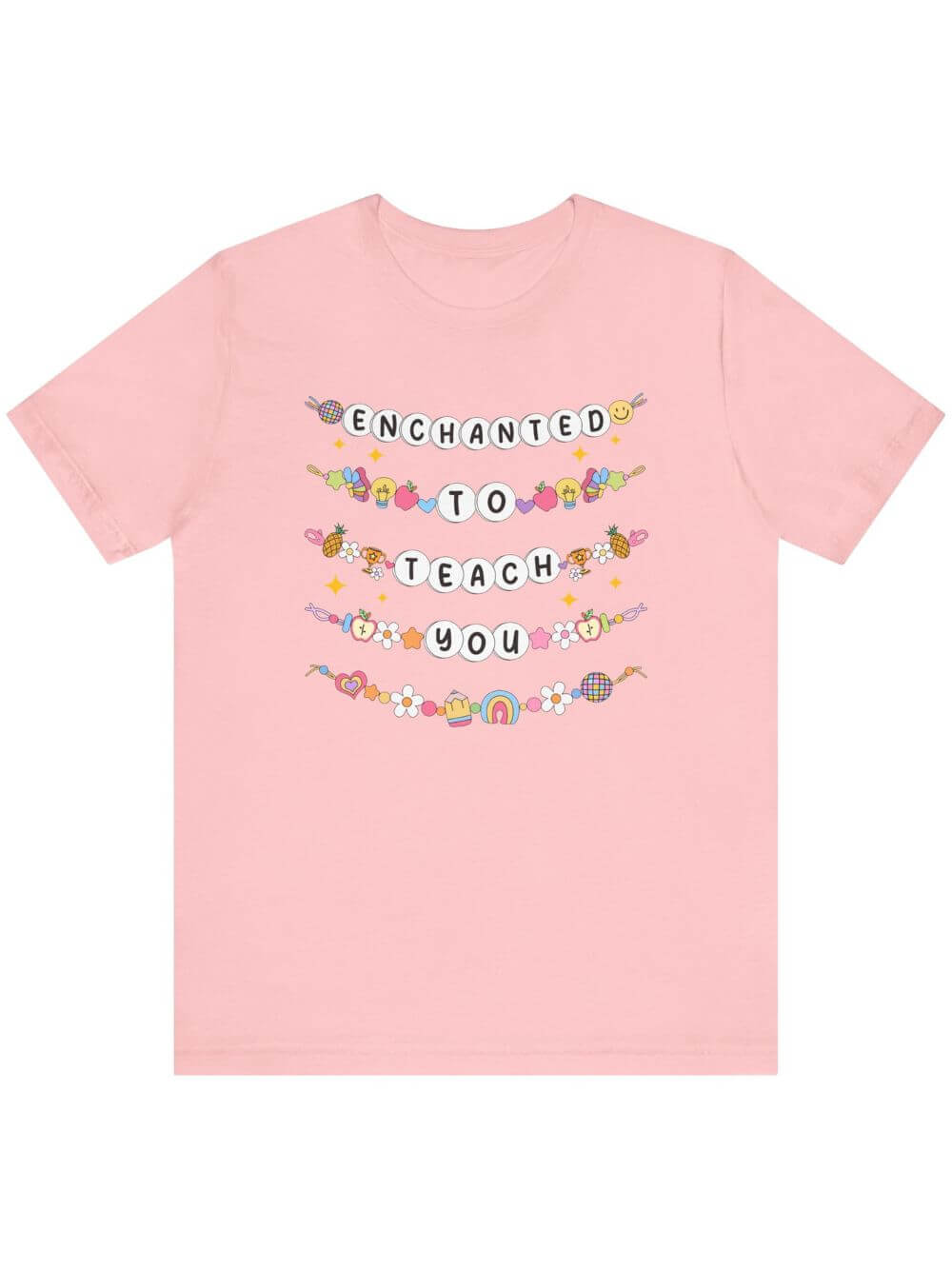 Enchanted to Teach You Tee Bella + Canvas Teacher Shirt T-Shirt for Back to School - Sydney So Sweet