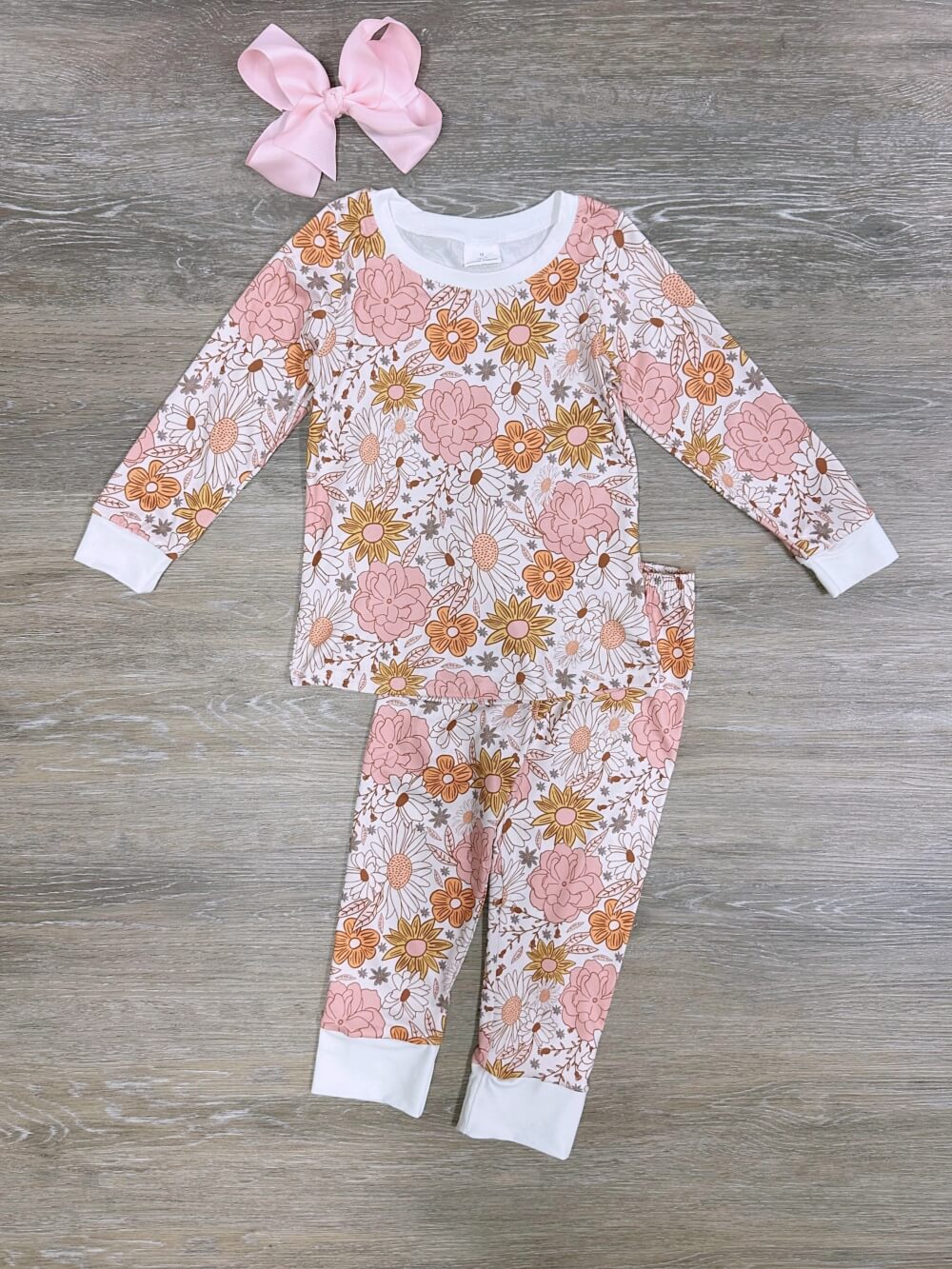 Floral Spice Dreams Girls Fall Lounge Set - Sydney So Sweet