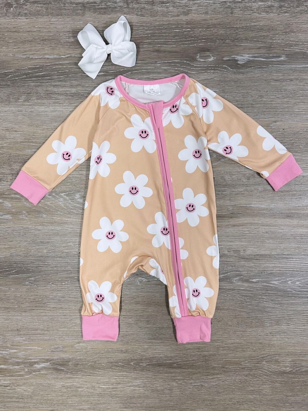 Happy Daisy Days Girls Floral Baby Romper - Sydney So Sweet
