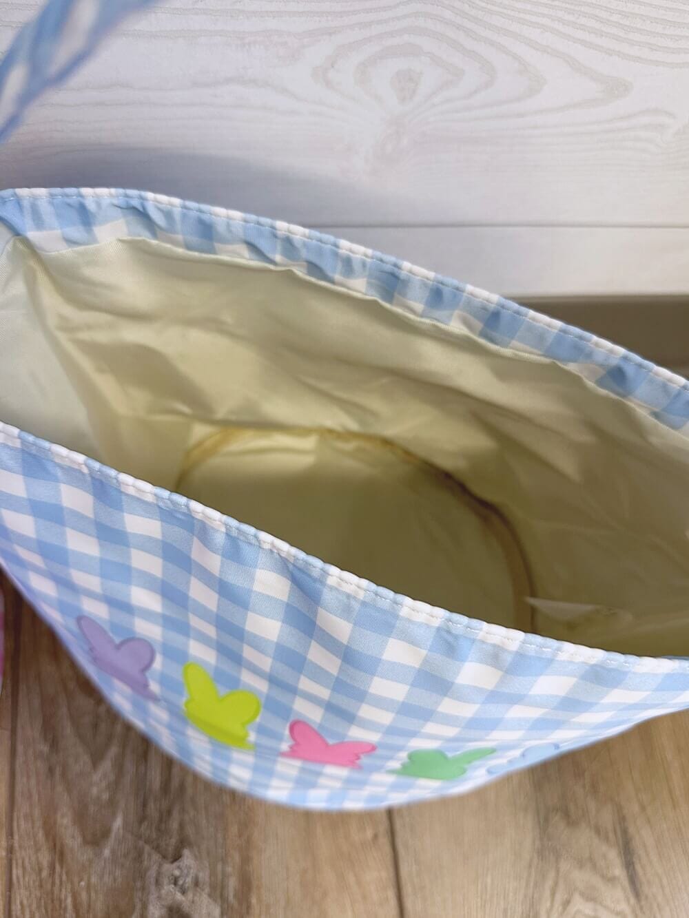 Here for the Peeps Pastel Plaid Easter Basket - Sydney So Sweet