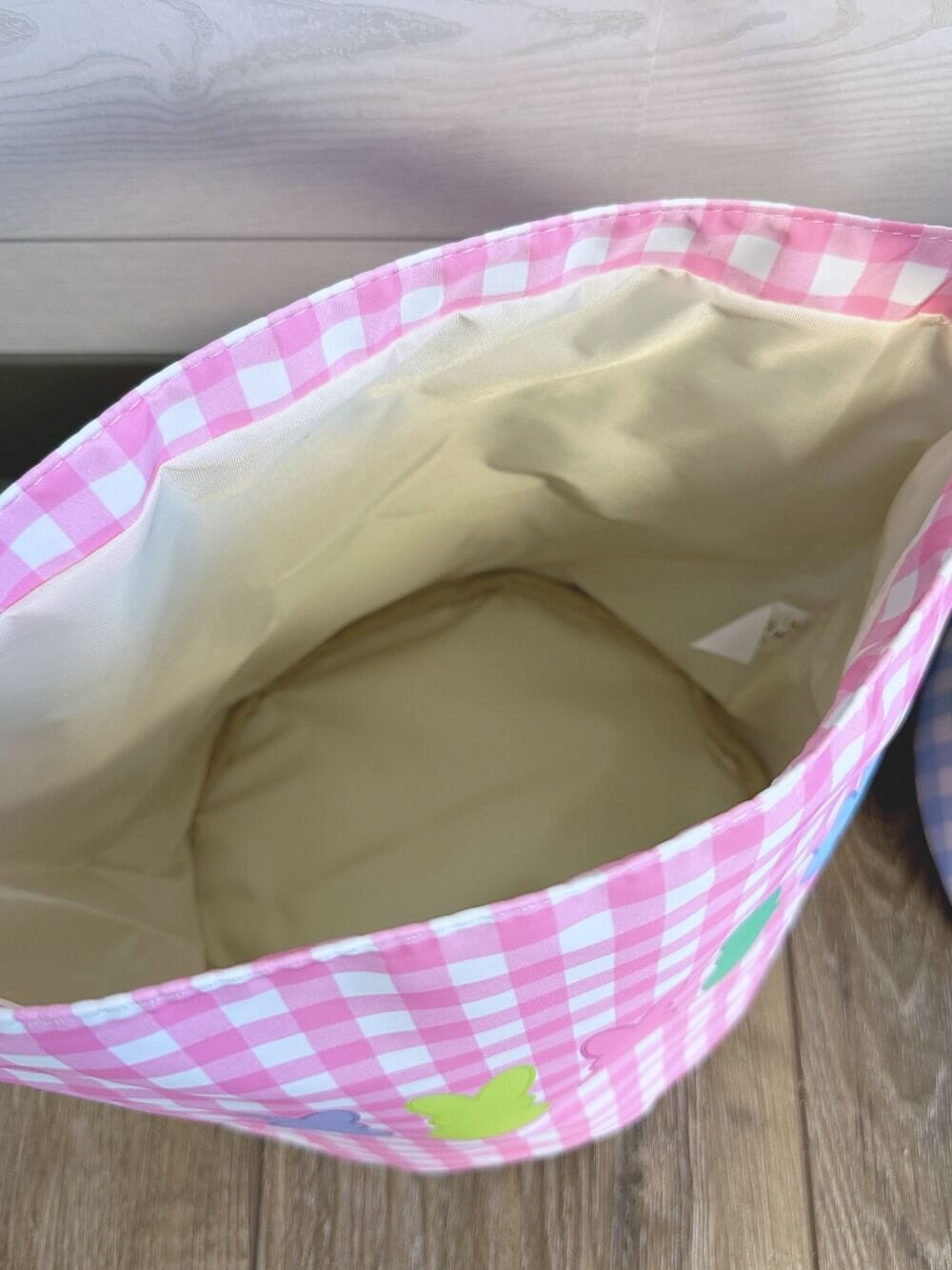 Here for the Peeps Pastel Plaid Easter Basket - Sydney So Sweet