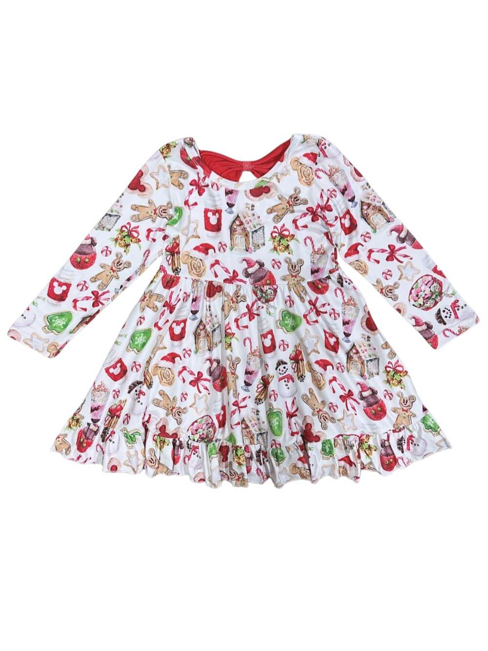 Holiday Magic Girls Theme Park Christmas Twirl Dress - Sydney So Sweet